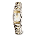 Two Tone Curved Link Tank Titanium Watch - 3159-02