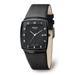 Black Sapphire Crystal Slim with Black Band & Case - 3541-03
