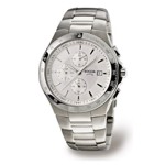 Boccia Titanium Chronograph White Face Watch - 3773-02