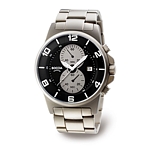 Boccia Black & Gray All-Titanium Watch - 3777-03