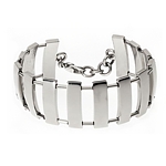 BR1090 - Steelx Steel Bracelet - Ladder Link