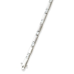 Sterling Silver Matte with Cubic Zirconia Tennis Bracelet