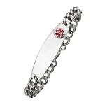 Medical ID Bracelet - Stainless Steel - SB727MED