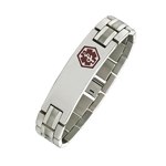 Medical ID Bracelet - Titanium Medic Alert - TB810MED