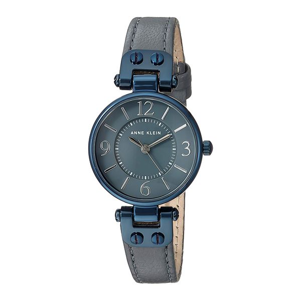 Anne Klein Dark Blue-Grey Watch - 10-9443GYBL - Click Image to Close