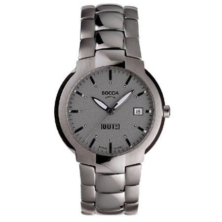 Boccia Gray Dial All-Titanium Watch - 602-03 - Click Image to Close