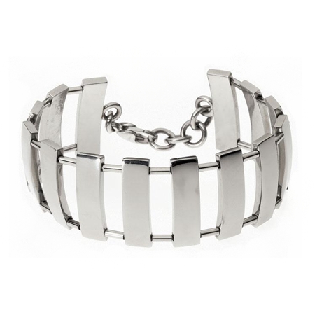 BR1090 - Steelx Steel Bracelet - Ladder Link - Click Image to Close