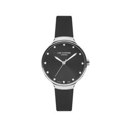 Lee Cooper Ladies Watch - Black strap & face - LC07283.351