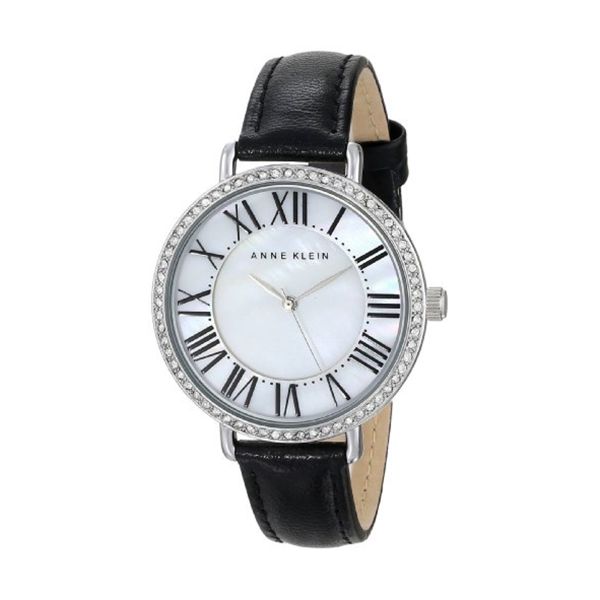 Anne Klein Black Band Mother of Pearl Face - AK1617MPBK