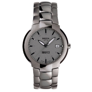 Boccia Gray Dial All-Titanium Watch - 602-03