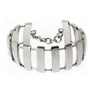 BR1090 - Steelx Steel Bracelet - Ladder Link