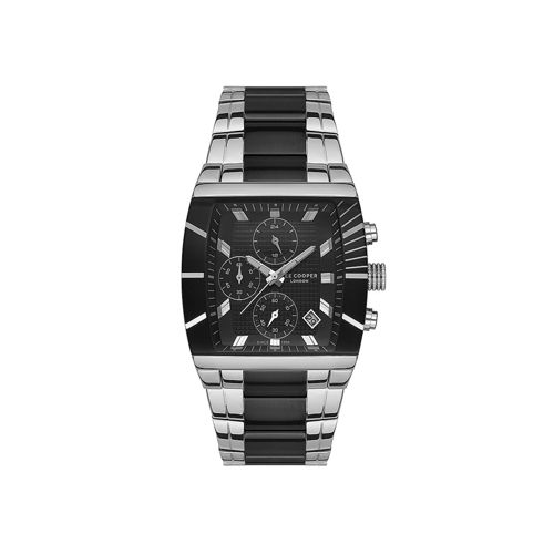 Lee Cooper Men's Watch - All Metal Blk/Silver - LC07422.350