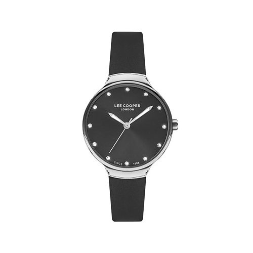 Lee Cooper Ladies Watch - Black strap & face - LC07283.351