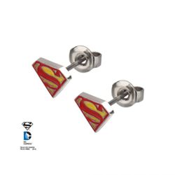 Superman Steel Studs - Red and Yellow Triangle - SUPMER02 Superman Steel Studs - Red and Yellow Triangle - SUPMER02